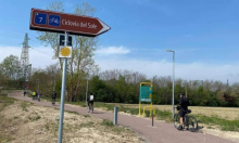 Ciclovia del Sole a Sala Bolognese