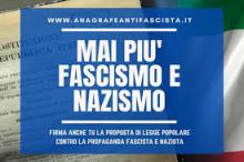 Antifascismo raccolta firme