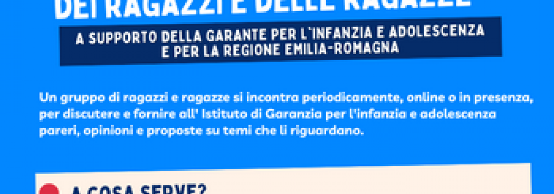 Assemblea regionale dei ragazzi e delle ragazze: candidature entro l’11 ottobre 2021