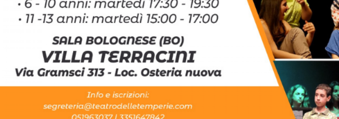 Laboratori Teatrali per bambini e ragazzi a cura del Teatro delle Temperie