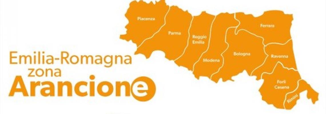 Emilia Romagna in Zona Arancione dal 12 Aprile